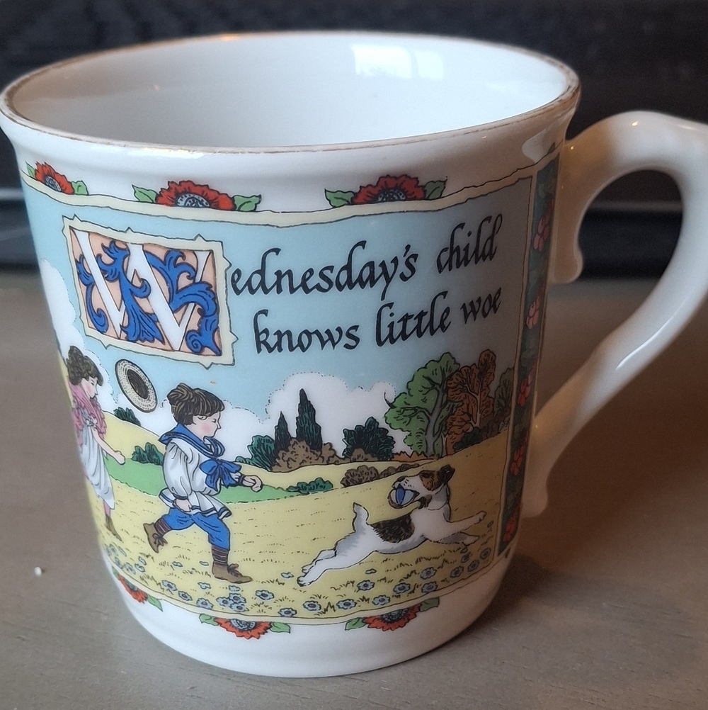 Royal Worcester Birthday Mug by Sue Scullard